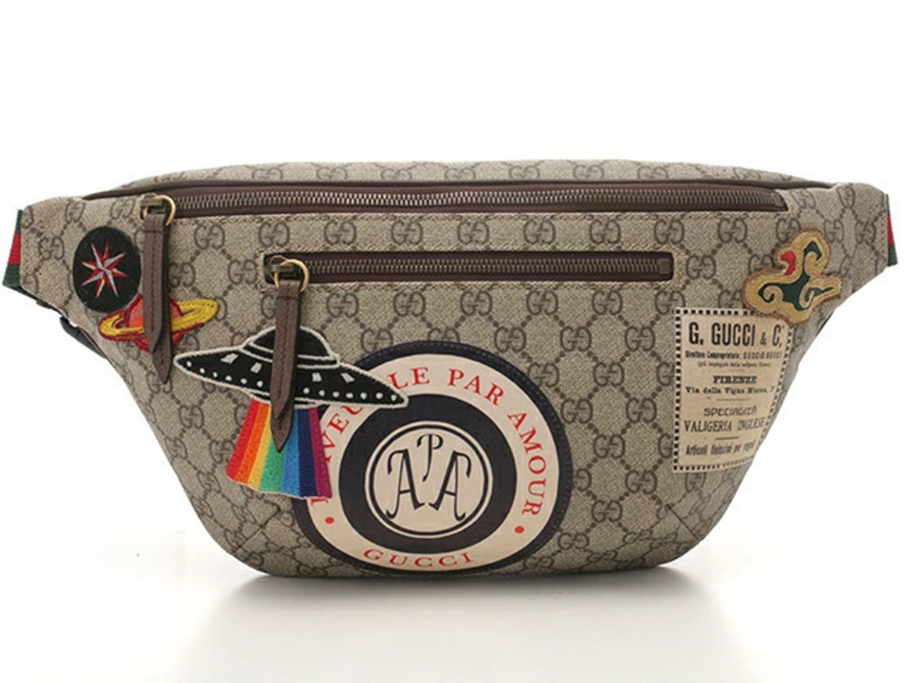 Gucci Bag Waist Crossbody Bum Courier GG Supreme Canvas